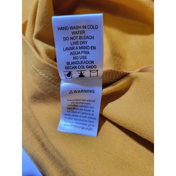 NWT Love J Bodycon Dress Juniors Large Mustard Yellow Starlike Neckline Short - Picture 11 of 11